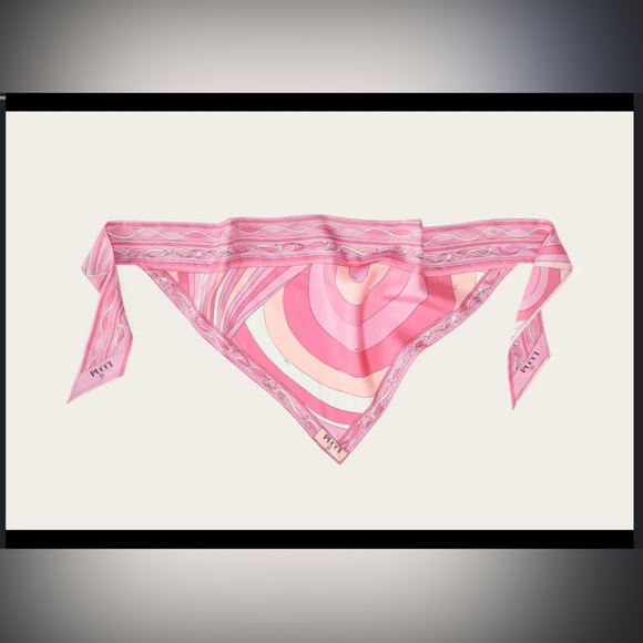 Emilio Pucci Accessories - Pucci iride print silk twill scarf